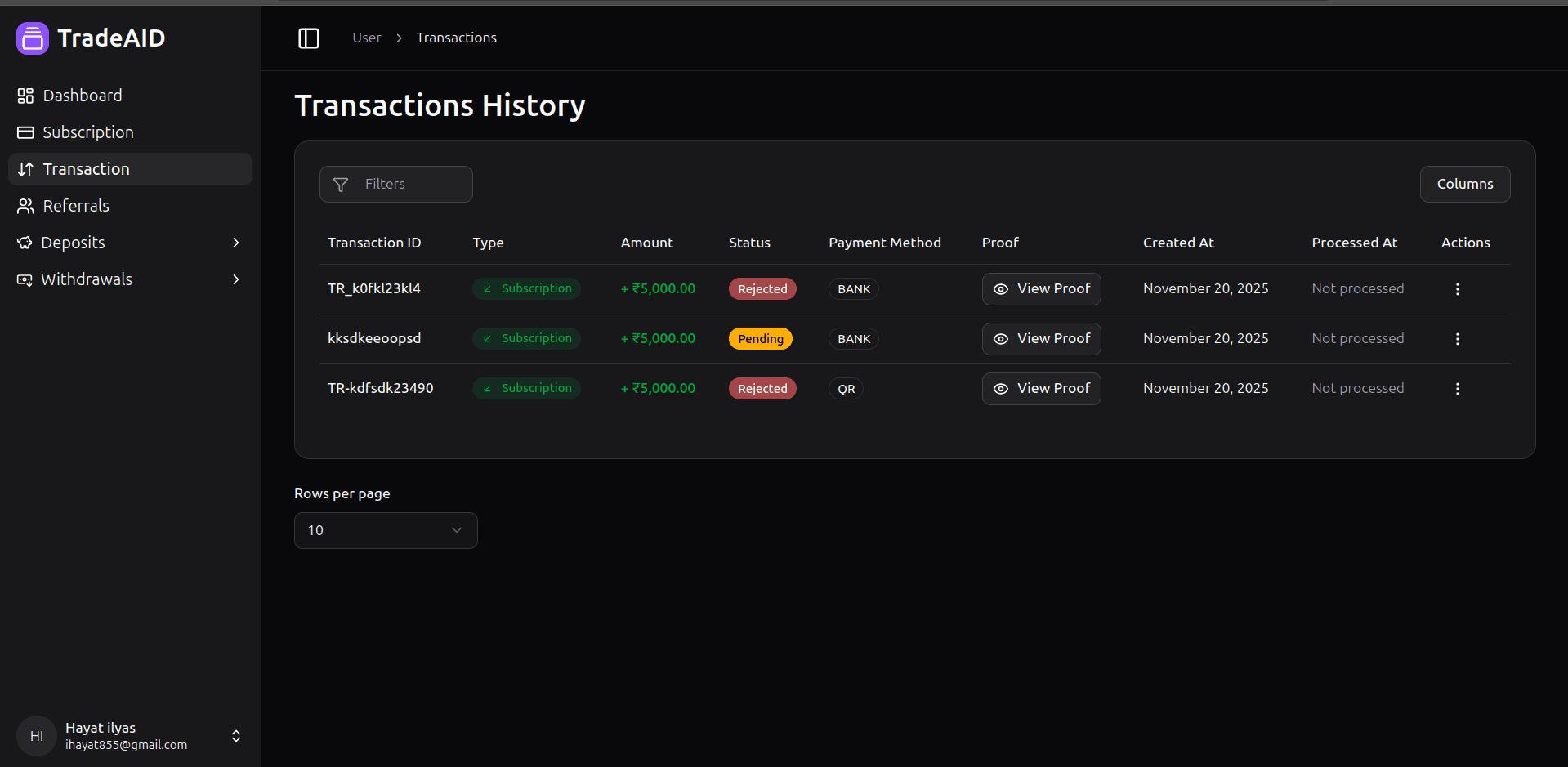 Trade AID screenshot 7